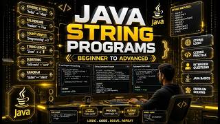 ☕ Java Basic String Programs | (#9) | Compare strings in strings Explained Step-by-Step | java 500