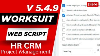 WORKSUITE v5.4.9 – A Complete HR, CRM, and Project Management Script Free