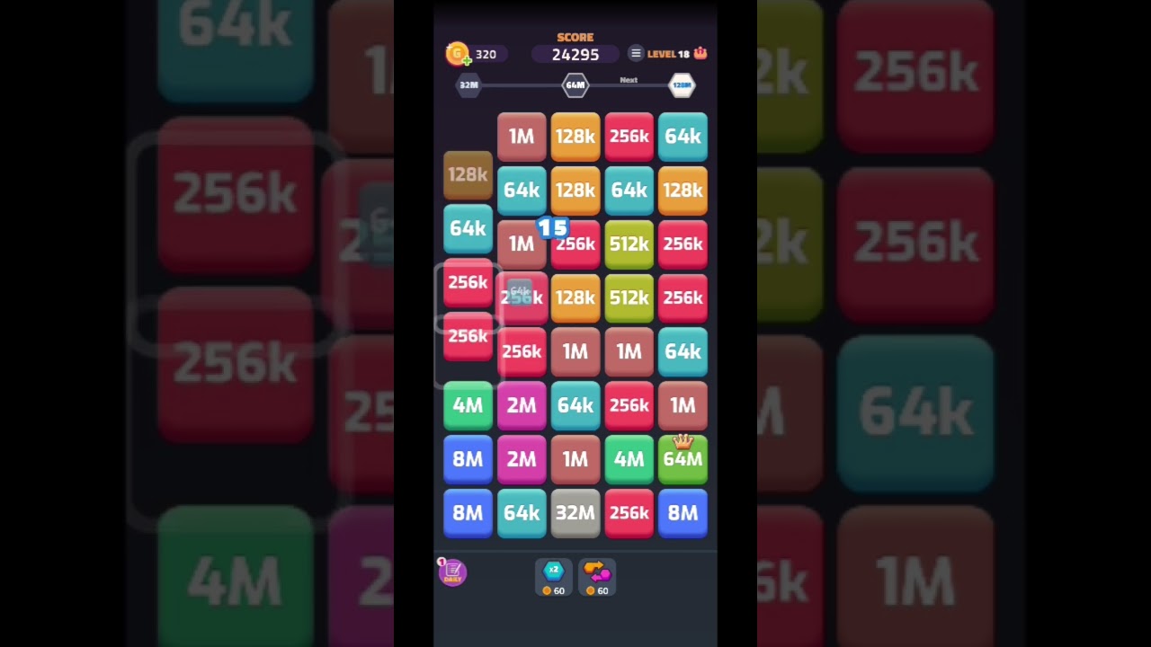 merge puzzle game high level score