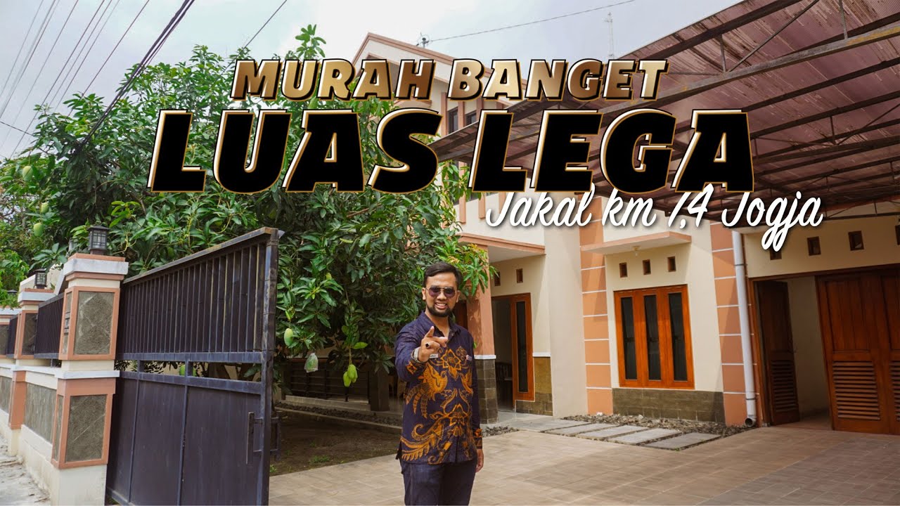 RUMAH JOGJA DIJUAL MURAH BANGET LUAS LEGA Full Furnish di Jakal km 7,4 Jogja Utara