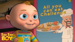 Can You Eat Challenge Episode Too Too Boy Cartoon Animation For Children