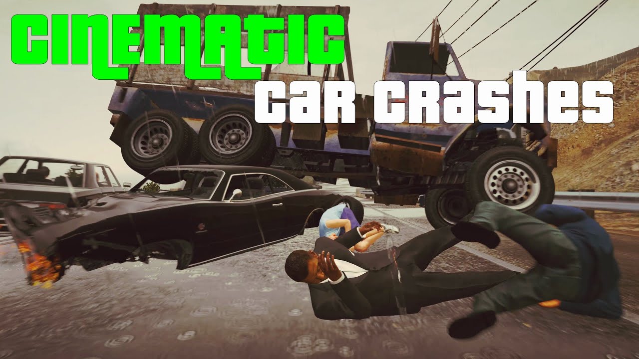 GTA 5 Cinematic Car Crashes p.4 - YouTube