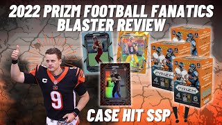 ICE IS NICE! 😲 2022 Prizm Football Fanatics Blasters - CASE HIT SSP 🔥