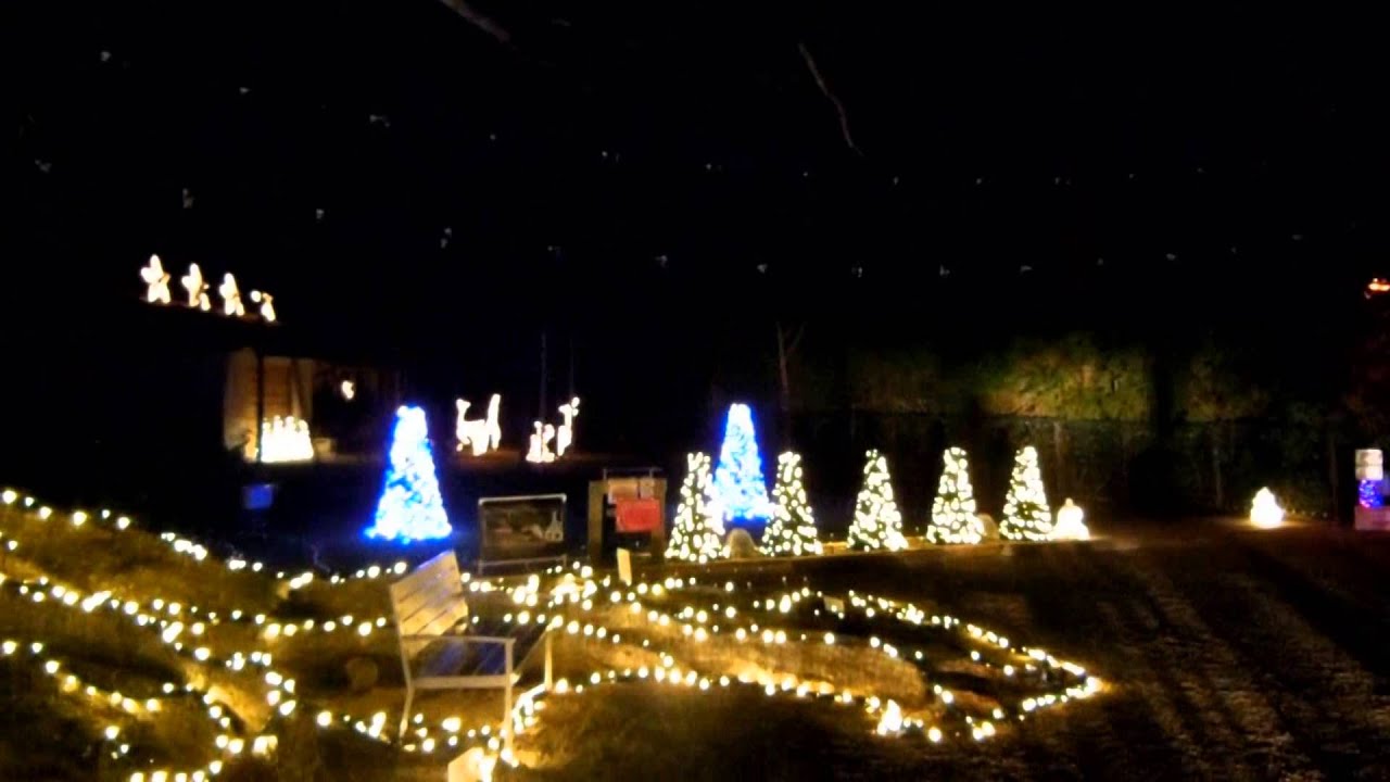 2015 Christmas Lights to Music The Christmas Can Can YouTube