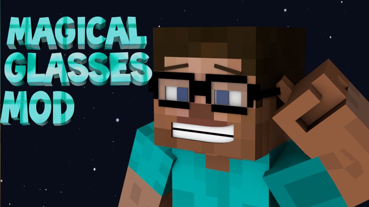 Minecraft MAGICAL GLASSES MOD! (Stylish Glasses With Buffs) YouTube