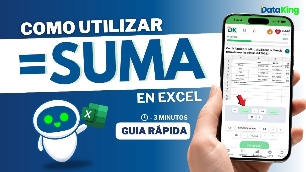 C Mo Usar La Funci N Suma En Excel Gu A R Pida Y Sencilla Youtube