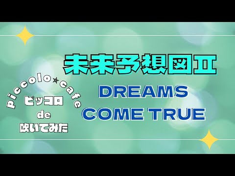 【ピッコロ】未来予想図Ⅱ／DREAMS COME TRUE【演奏してみた】