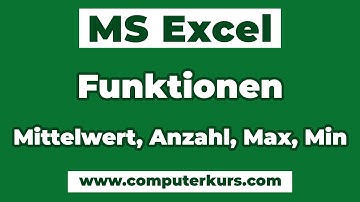 📊 Excel: Mittelwert, Anzahl, MAX & MIN – Diese Funktionen musst du kennen!
