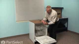 Dishwasher Repair - Replacing the Upper Rack Assembly (GE Part # WD28X10210)