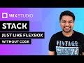How to Use Stack in Wix Studio | Wix Studio Tutorial