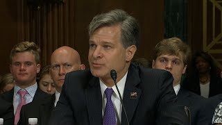 Chris Wray testifies in James Comey's shadow