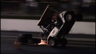 Cleetus Mcfarland vs Boosted Boiz Golf Cart Wheelie Contest at Cleetus and Cars