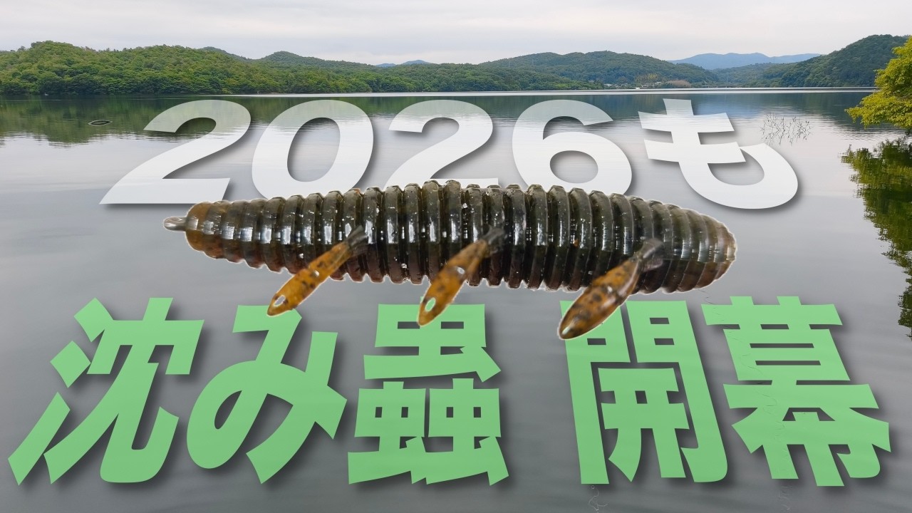 【事件アリ】沈み蟲パターンが今年も開幕!6月に釣りたいなら絶対投げて!