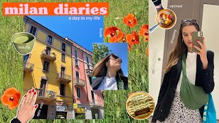 milan diaries 🌺 a day in my life | matcha, new nails, good food, spring | milan vlog 2023