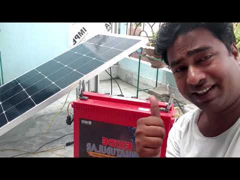 how to charge a battery using solar panel full demonstration loom solar panel review