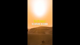 Places to Explore in Dubai #shorts #shortsvideo #dubai