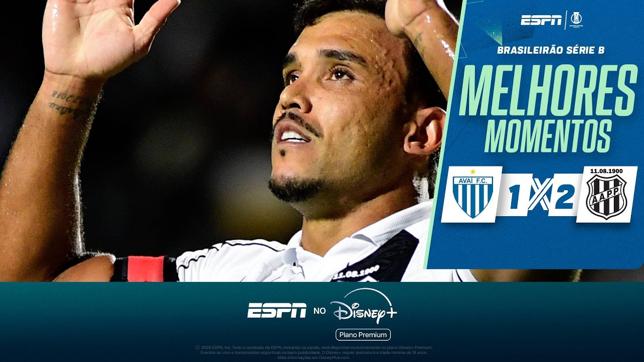 WILLIAM POTTKER DECIDE, E PONTE PRETA VENCE O AVAÍ NA SÉRIE B | MELHORES MOMENTOS