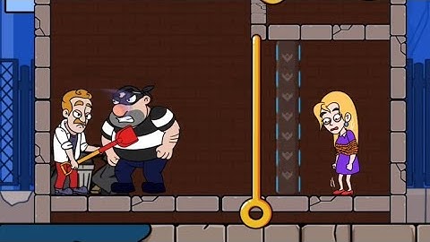 Home Pin Gameplay Level Solution - Pull Him Out/Pull The Pin