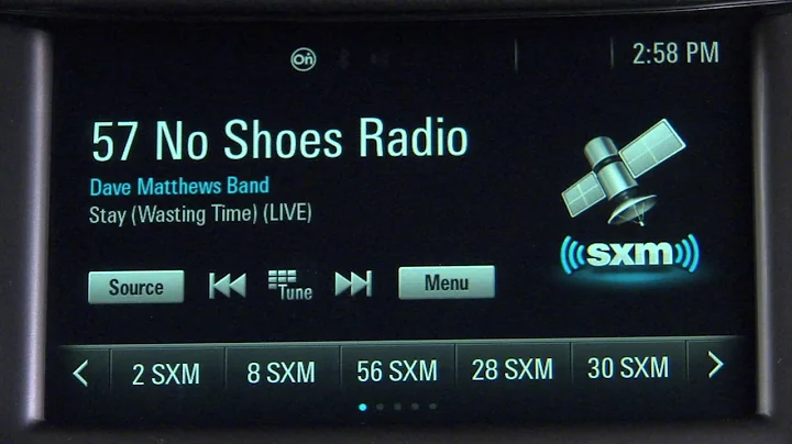 SiriusXM Basics: How to Listen with the Chevrolet MyLink Entry Radio