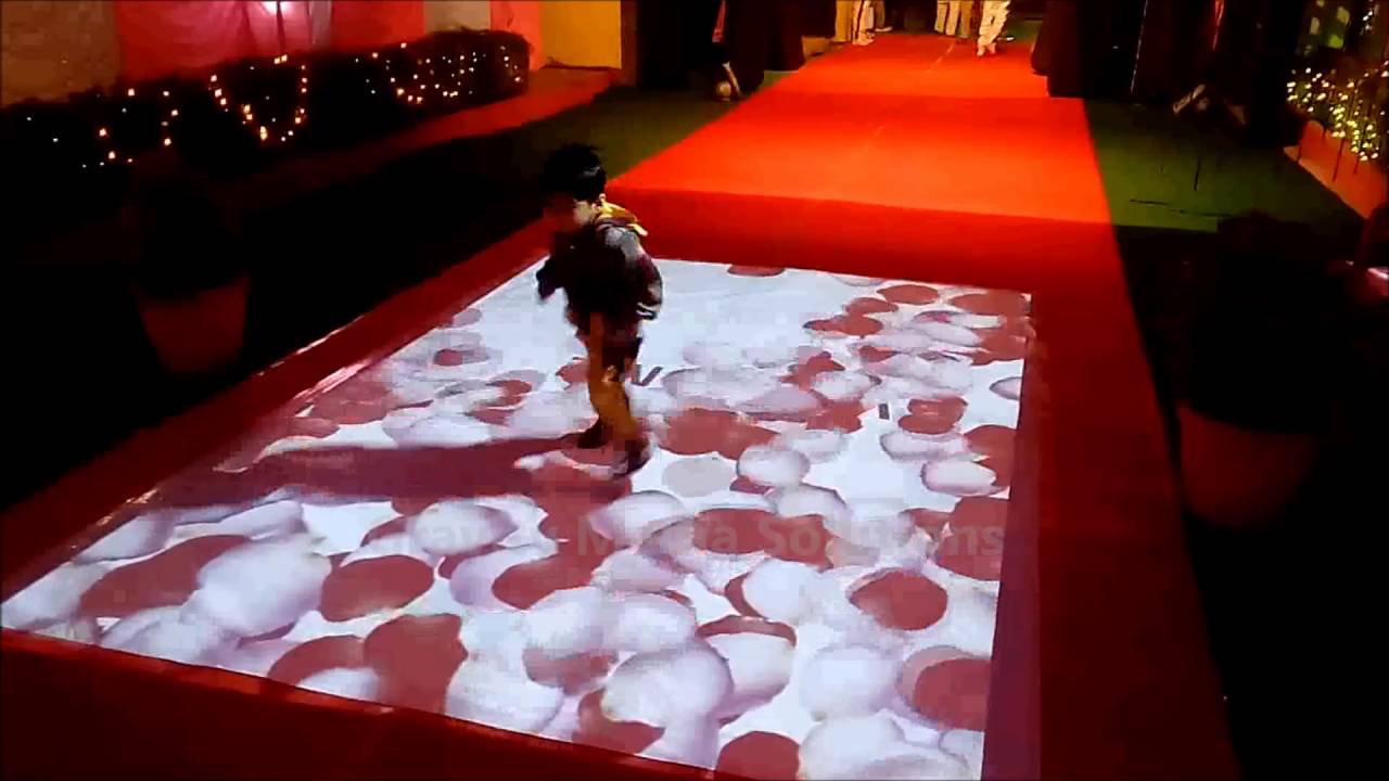 A RESPONSE INTERACTIVE FLOOR DISPLAY LALITHPUR INDIA FOR WEDDING  - ALL OVER INDIA RENTAL AND SALES