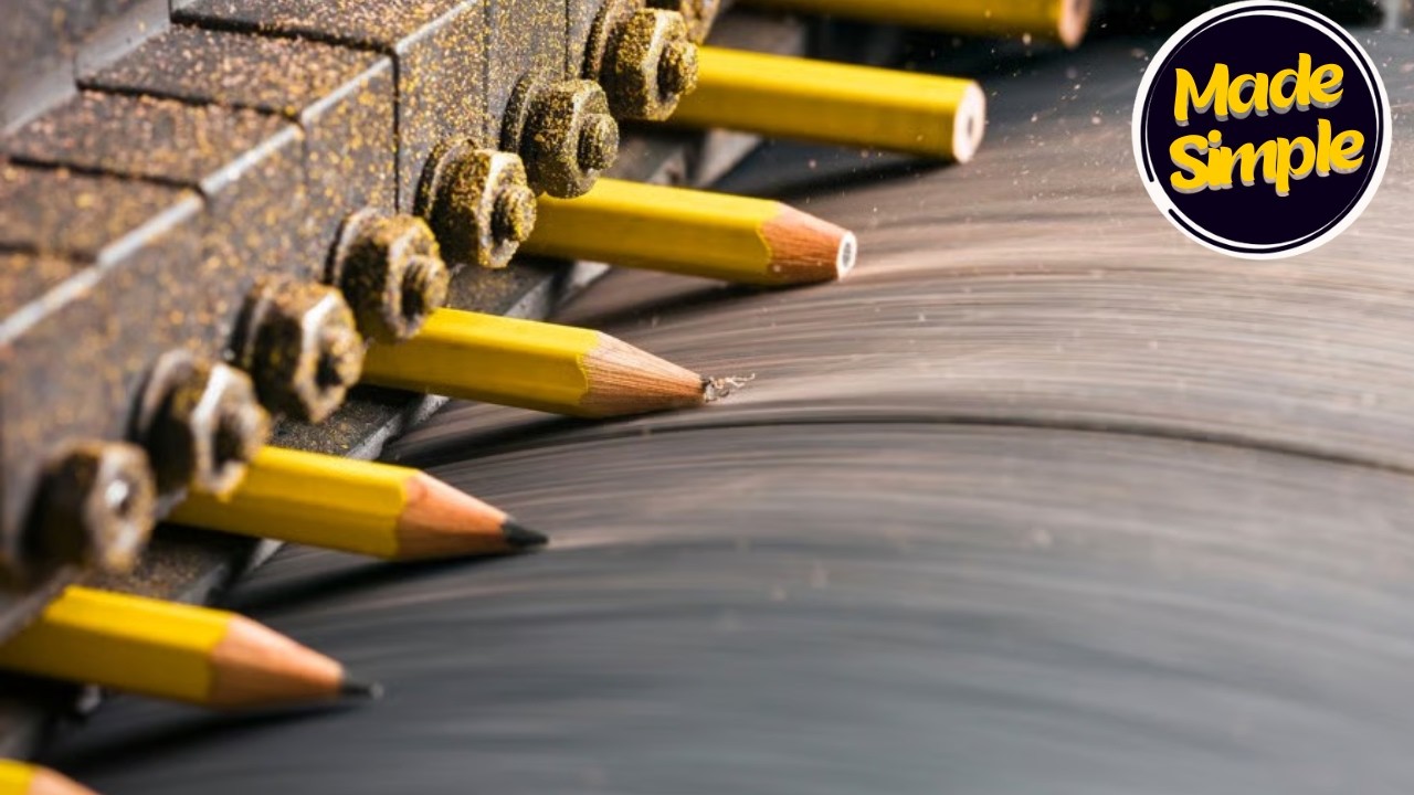 Как изготавливаются карандаши | Скрытый процесс создания простого инструмента