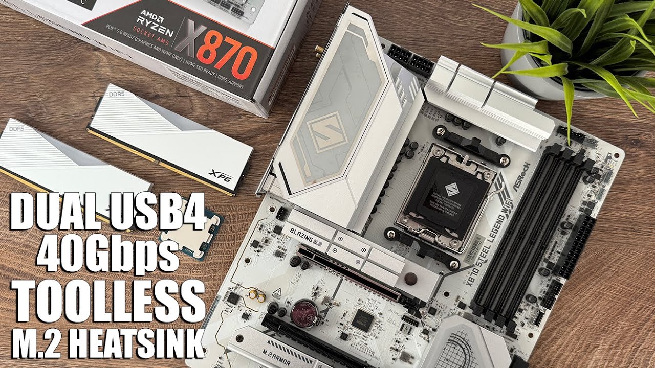 ASRock X870 Steel Legend WiFi - Review - YouTube