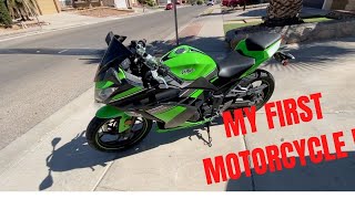 First Motorcycle: Ninja 300 (buying bike, & first time riding)