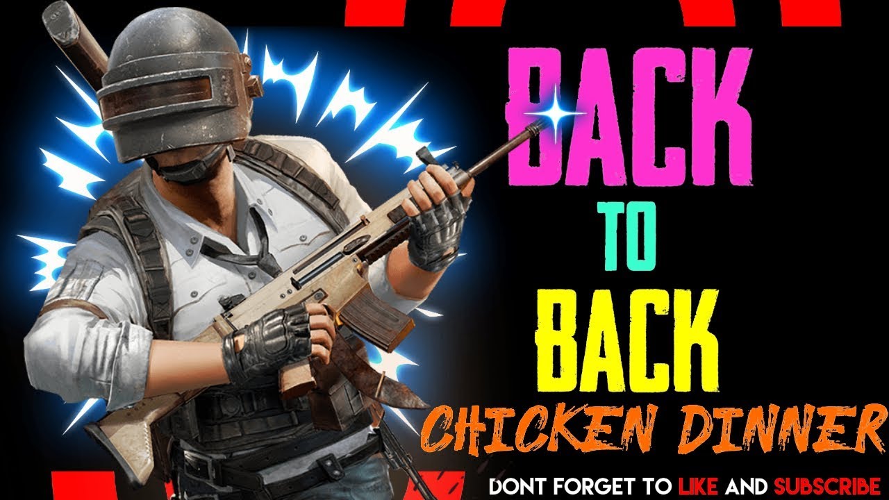 PUBG MOBILE LIVE BACK TO BACK CHICKEN DINNER - YouTube