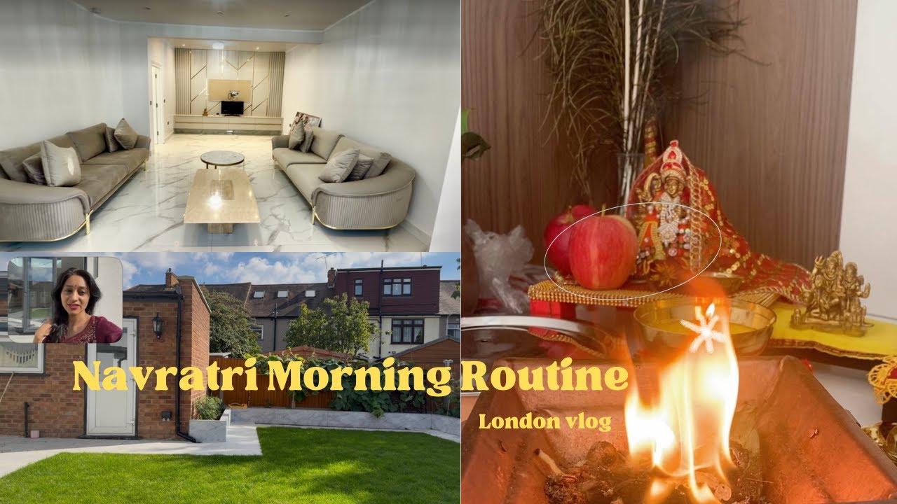 Navratri Morning Vlog | Fasting Day Routine, Homemade Flour Mill & Cozy Home Tour