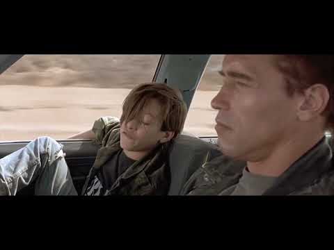 Arnold Schwarzenegger in Terminator 2: Judgment Day (1991) John teaches the Terminator slang (funny)