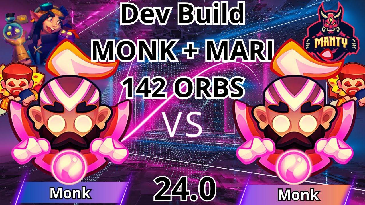 BLESSING MONK 142 ORB STACKED | DEV BUILD | RUSH ROYALE - YouTube