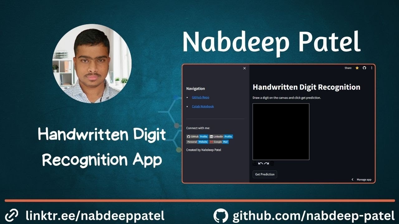 Handwritten Digit Recognition App - YouTube