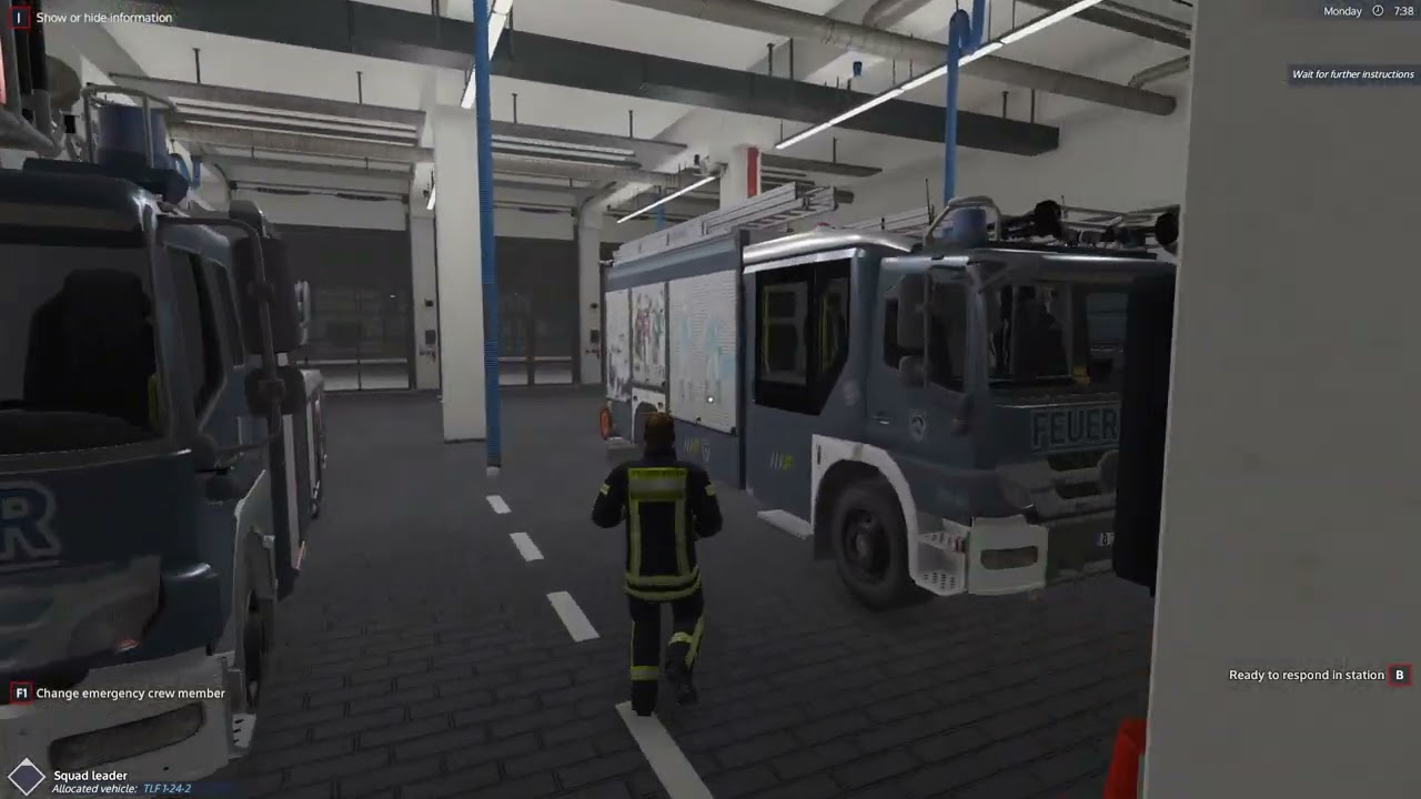 [Emergency Call 112/Notruf] Genshin Impact Funina Firefighting Series TLF Vehicle Dispatched