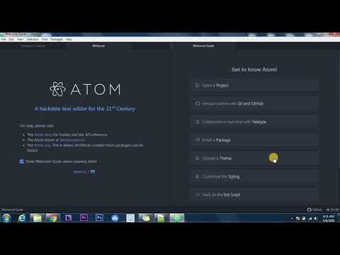 Installing Atom or Sublime text | Best text editors to use.