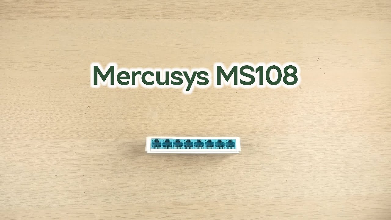 Розпаковка Mercusys MS108