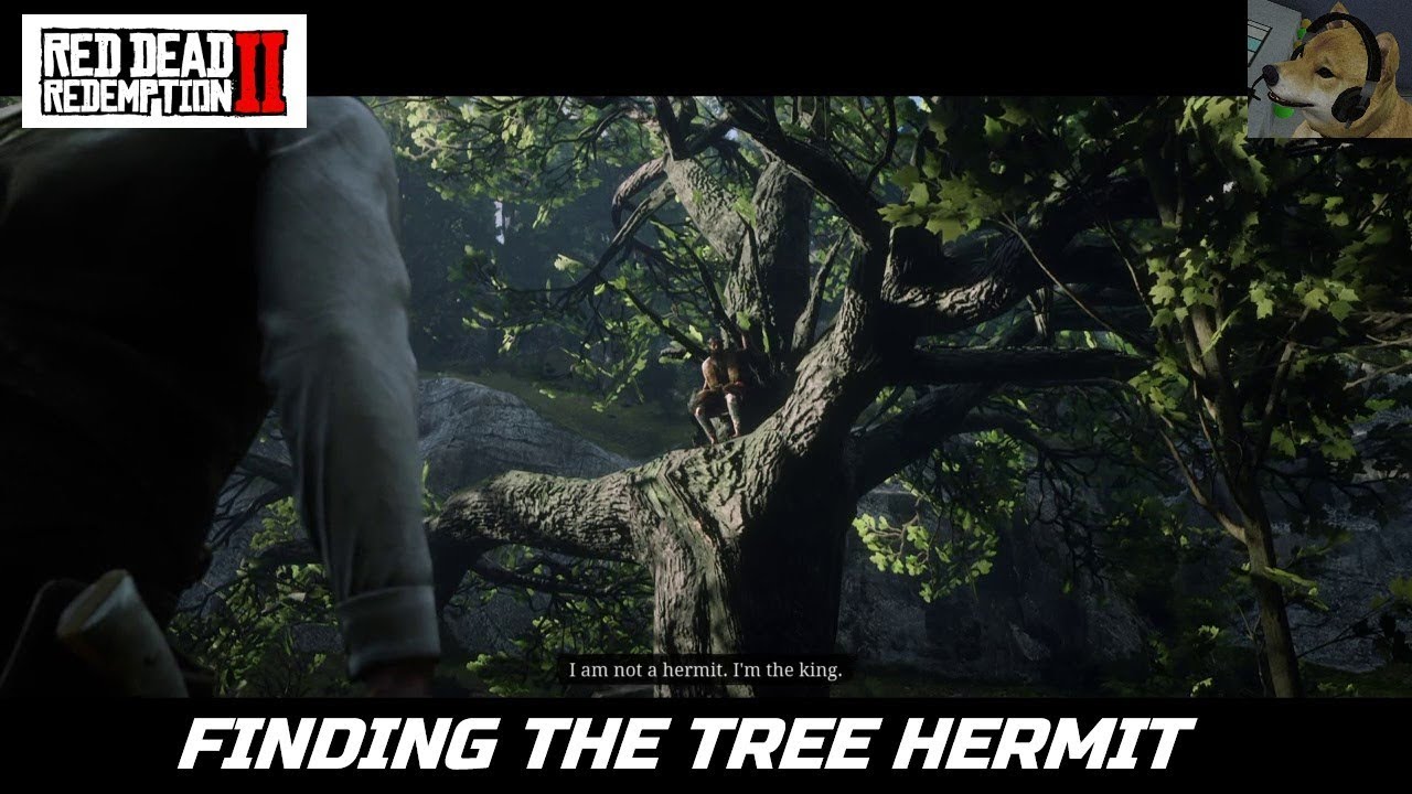 Red Dead Redemption 2 Finding The Tree Hermit - YouTube