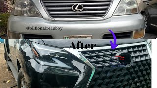 "Old to New: conversion of an old Lexus GX 470 into a 2021 GX 460 🔥💎  #Lexus #GX470toGX460"