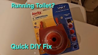Toilet running? How to replace a toilet flapper. Universal toilet flapper. DIY