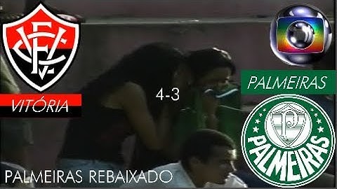 Jogo Completo - Vitória 4 x 3 Palmeiras - Campeonato Brasileiro 2002 - 17/11/2002 - Globo