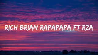 rich brian rapapapa ft rza -  (Lyrics)