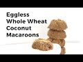Eggless Whole Wheat Coconut Macaroons - Eggless Ghee Cookies