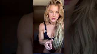 Brooke Ence In Black Bikini Try Haul