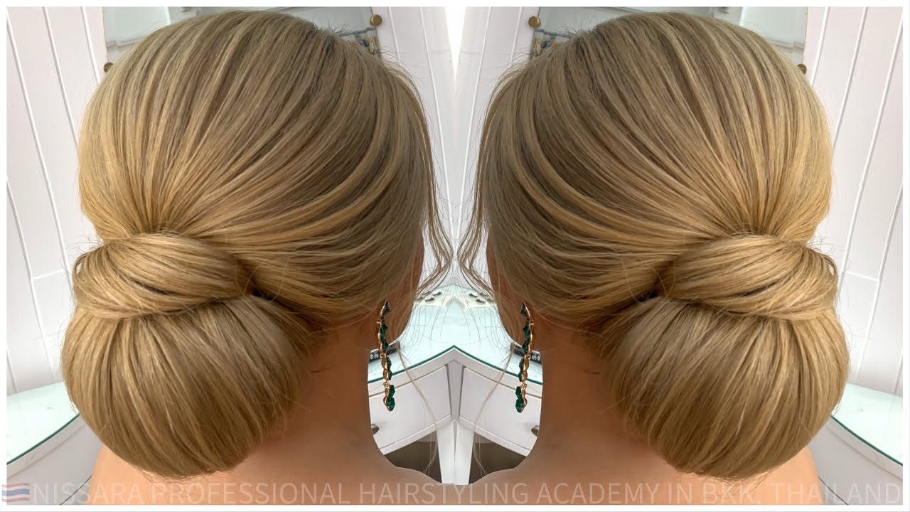 The Best Cute hairstyle idea/Chignon loose/Nissara HairstylistThailand