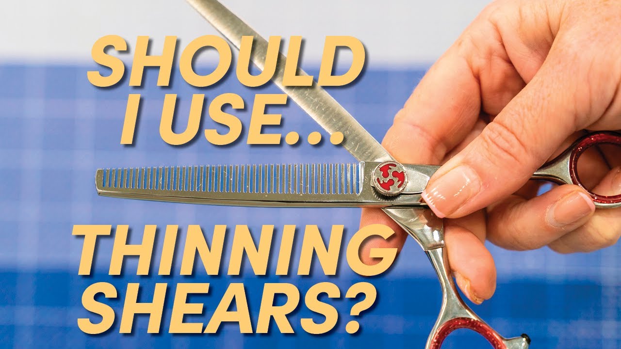 HASHIMOTO Curved Thinning Shears for Dogs,Curved Dog Thinning Shears ...