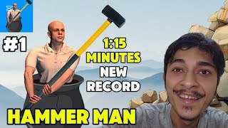 HammerMan:get over Finished in Under 1 Minutes (Speedrun) 
