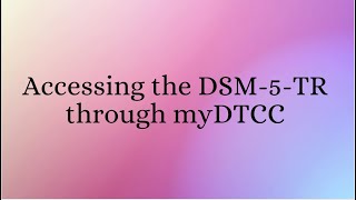 Accessing the DSM Free