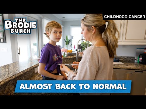 Kendall is back, but treatments continue at home.