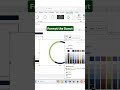 how to make donut goal tracker in excel #reels #excel