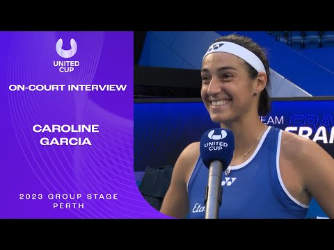 Caroline Garcia On-Court Interview | United Cup 2023 Group F