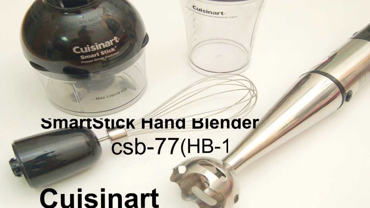 Cuisinart Smart Stick® Variable Speed Cordless Rechargeable Hand Blender  (CSB-300) Demo Video 